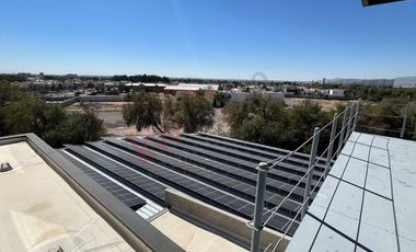 Oficina corporativa con celdas solares. Tomas Fdz Juárez Chih