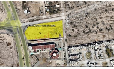 Terreno en renta de 8,590 m² con excelente ubicación en Prolongación Juárez esquina con Torreón 2000.