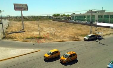 Terreno en renta de 8,590 m² con excelente ubicación en Prolongación Juárez esquina con Torreón 2000.