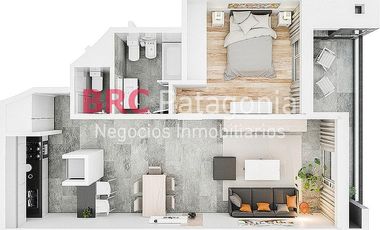 Departamento 1 dormitorio -  Bariloche