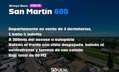 Departamento en el centro de Arroyo Seco