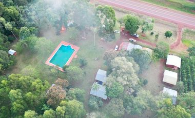 Se Vende Complejo de Cabañas S/Asfalto.Piscina, perforación, 21 ha total