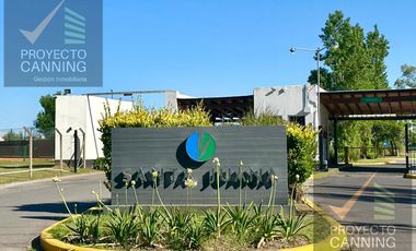 Venta de Lote Terreno en Barrio Santa Juana Canning