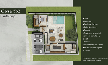 Casa en venta al norte de Mérida en Xcanatún cerca de carretera Mérida Progreso