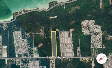 SE VENDE TERRENO COMERCIAL EN CHETUMAL SOBRE AVENIDA PRINCIPAL CALZ. CENTENARIO