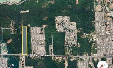 SE VENDE TERRENO COMERCIAL EN CHETUMAL SOBRE AVENIDA PRINCIPAL CALZ. CENTENARIO