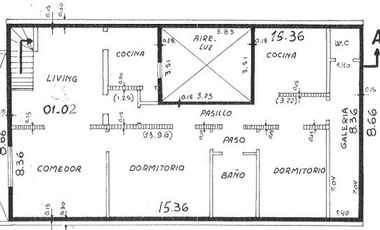 Casa en planta alta en Roca y Wheelwright