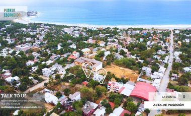 Ubicación Privilegiada, Lotes en La Punta de Zicatela
