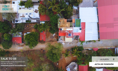 Ubicación Privilegiada, Lotes en La Punta de Zicatela