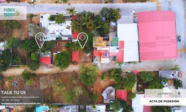 Ubicación Privilegiada, Lotes en La Punta de Zicatela