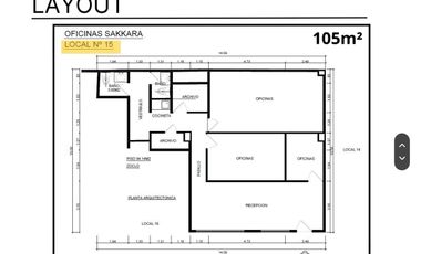 Oficina en renta de 105 m² en San Pedro Garza Garcia