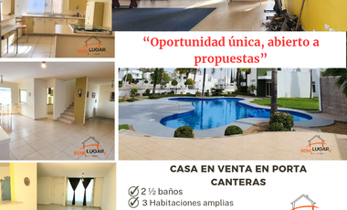 Casa en venta en Condominio Porta Canteras, al poniente de Aguascalientes