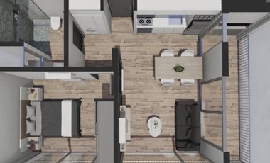 Departamento en pozo a la venta
