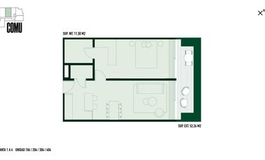 Departamento en  Bajo Belgrano