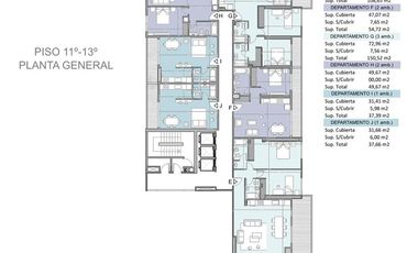 Departamento en Venta   3 ambientes Gran Balcon aterrazado y cochera cubierta    - San Martin