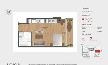 VENTA DEPTO EN POZO 2 AMBIENTES SAAVEDRA