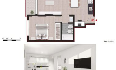 Venta Departamento 2 Dormitorios a Estrenar Centro