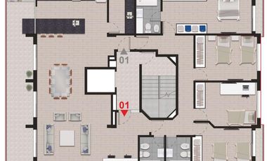 Venta Departamento 2 Dormitorios a Estrenar Centro