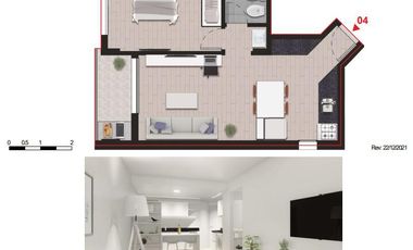 Venta Departamento 2 Dormitorios a Estrenar Centro