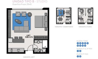 Venta Departamento amoblado y con amenities en Quartier Dorrego