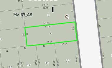 Terreno en venta - 393Mts2 - Don Genaro, San Miguel del Monte
