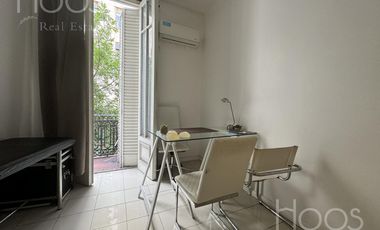Departamento en Recoleta frente balcon
