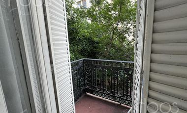 Departamento en Recoleta frente balcon