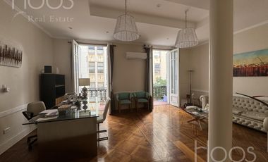 Departamento en Recoleta frente balcon