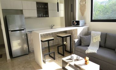 VENTA DEPARTAMENTO CON BALCÓN EN ALDEA ZAMA TULUM