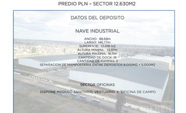 13.000 m2 Depósito Tortuguitas!