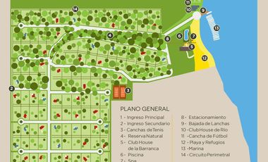 vendo lote con bajada nautica en Barrio privado permuto