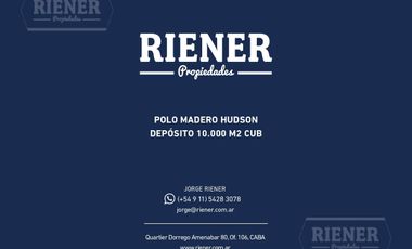 Excelente Deposito AAA - 10.000 m2 Hudson