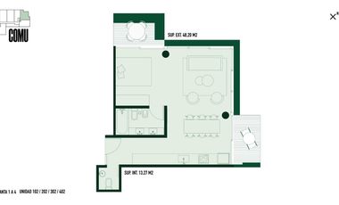 Departamento en  Bajo Belgrano