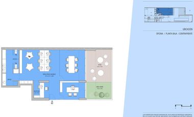 Departamento de 2 ambientes y gran patio - Palermo Hollywood