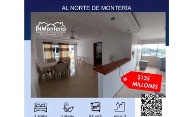 SE VENDE APARTAESTUDIO EN LA ZONA NORTE EN MONTERIA