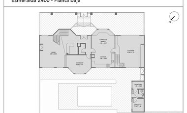 VENTA  FLORIDA CASA DE 3 DORM.PLAYROOM  PILETA  JARDIN  TERRENO DOBLE