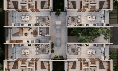 Departamento en venta Leonora Temozón Norte, Mérida Yucatán