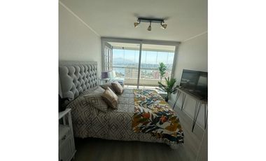 ¡Se vende departamento estilo mariposa amoblado en Costa de Montemar