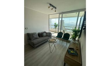 ¡Se vende departamento estilo mariposa amoblado en Costa de Montemar