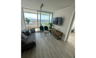 ¡Se vende departamento estilo mariposa amoblado en Costa de Montemar