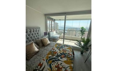 ¡Se vende departamento estilo mariposa amoblado en Costa de Montemar
