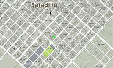 Terreno en venta - 374Mts2 - Saladillo
