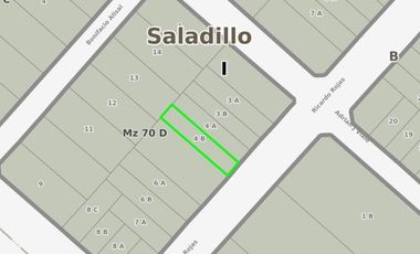 Terreno en venta - 374Mts2 - Saladillo