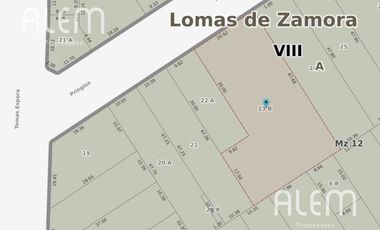 Excelente lote en  Temperley Oeste