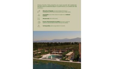 VENTA DE TERRENOS / PREVENTA AMECA COUNTRY CLUB / CUVALLES
