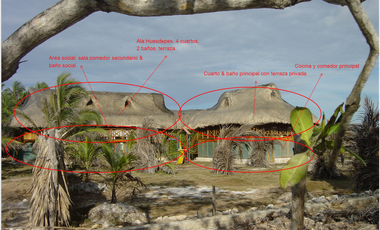 VENTA CASA DE PLAYA EN ISLA DEL ROSARIO - TINTIPAN