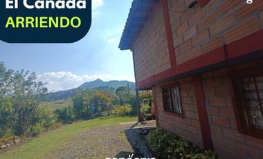 Finca en arriendo el Carmen de Viboral- El Canada