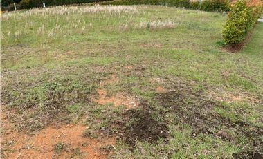 Venta de Lote en Parcelación La Ceja San Antonio Acc Pavimentados