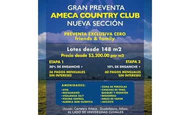 VENTA DE UNIDADES PRIVATIVAS EN FRACCIONAMIENTO RESIDENCIAL  EN AMECA JALISCO