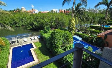CASA FRENTE A LAGUNA EN CANCUN 4 RECAMARAS COLDWELL BANKER